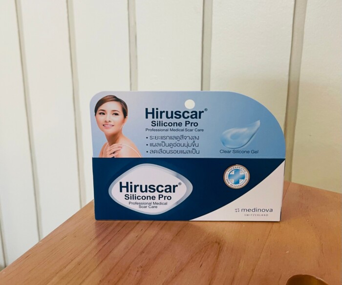 Hiruscar Silicone Pro 10 g รอยสิว รอยแผลเป็น จุดด่างดำ หมองคล้ำ ลบรอย - Image 4