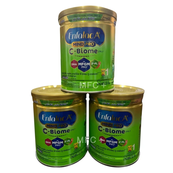 📍ใหม่! Enfalac A+ mindpro C-Biome สูตร 1 ✨320 กรัม สำหรับเด็กผ่าคลอด (หมดอายุ 25-8-2026)